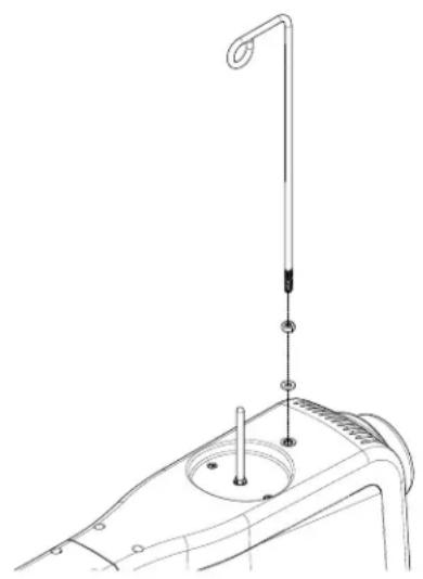 BABY LOCK Gallant XL Longarm - To install the thread mast onto the machine - 1