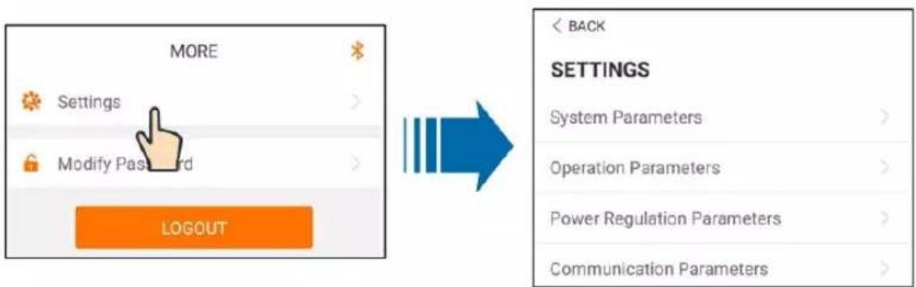 Sungrow SG36CX-US - Parameter Setting - 1