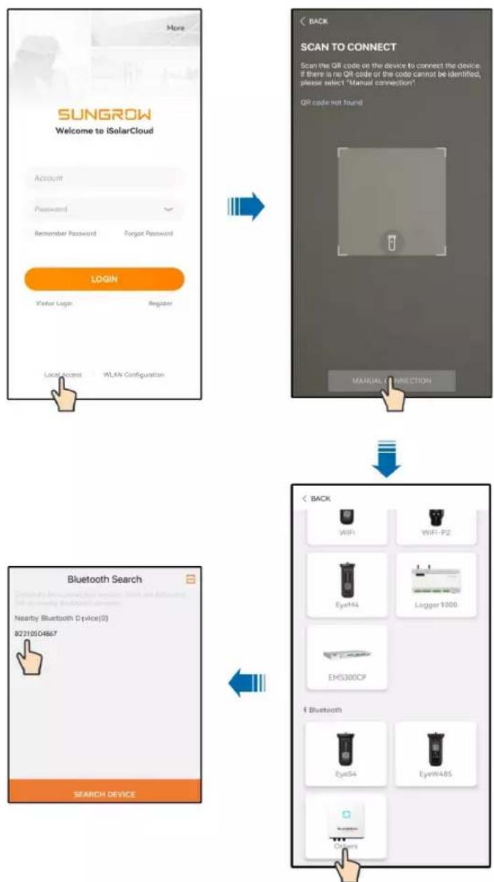Sungrow SG36CX-US - Login Steps - 1