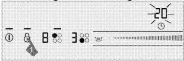 GRUNDIG GIEI 624410 HF - Activating the cleaning lock - 1