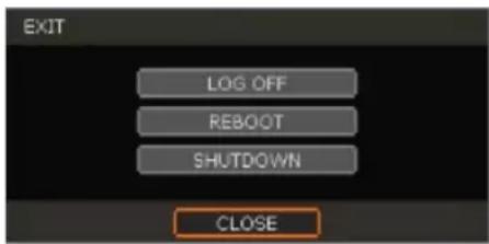 EXIT LOG OFF REBOOT SHUTDOWN CLOSE