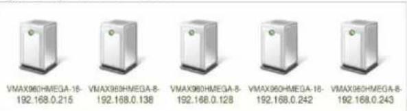 VMAX960HMEGA-16- 192.168.0.215 VMAX960HMEGA-8- 192.168.0.138 VMAX960HMEGA-8- 192.168.0.128 VMAX960HMEGA-16- 192.168.0.242 VMAX960HMEGA-8- 192.168.0.243