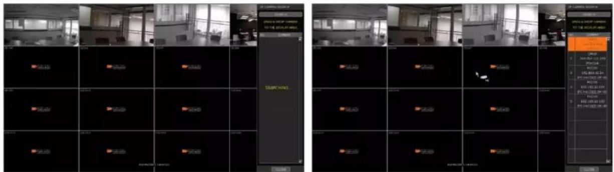 Screenshot of a video editing software interface showing multiple video frames with Chinese text overlays and UI elements.