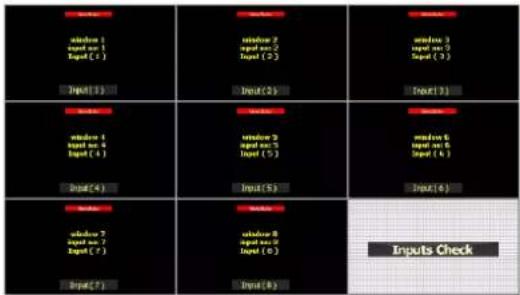 window 1 input 1 Input (1) Input (2) window 2 input 2 Input (2) window 3 input 3 Input (3) window 4 input 4 Input (4) window 5 input 5 Input (5) window 6 input 6 Input (6) window 7 input 7 Input (7) window 8 input 8 Input (8) Inputs Check