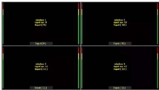 window 1 input bus 9 Input (0) window 2 input bus 10 Input (10) Input (0) window 3 input bus 11 Input (11) window 4 input bus 12 Input (12) Break (11) Break (12)