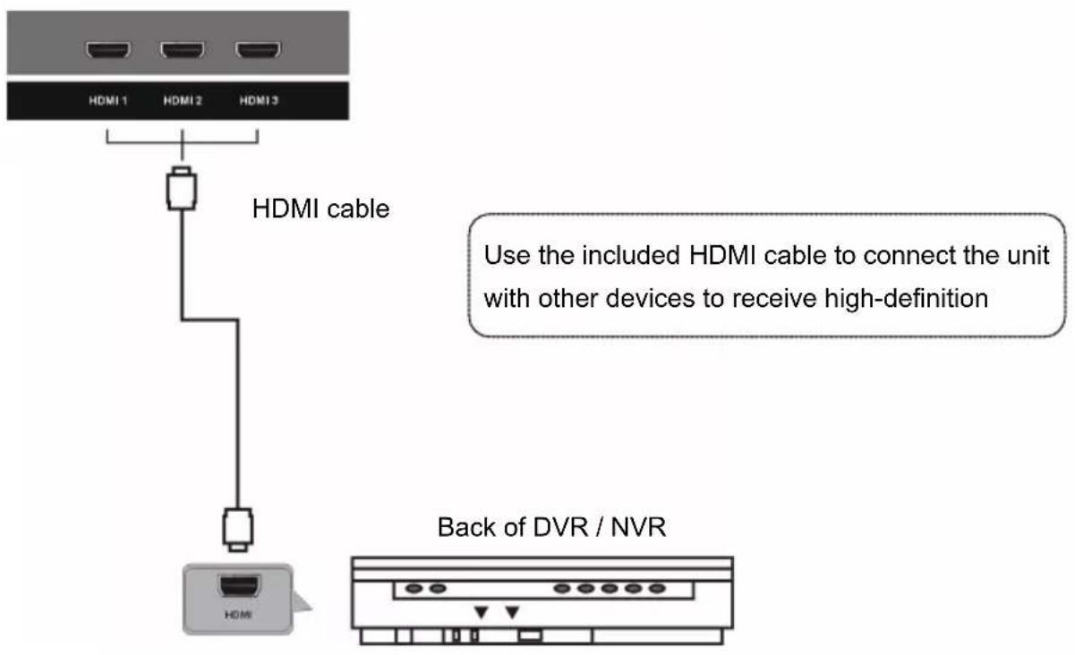 Lorex MTR434KB - CONNECTING THE MONITOR - 2