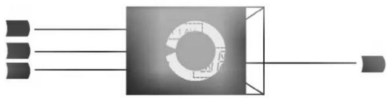 LG CD-363AX - Rear Panel/Display Window - 2