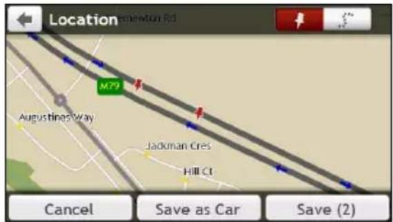 Location MCP9 Augustines Way Jaduman Cres Hill Ct Cancel Save as Car Save (2)