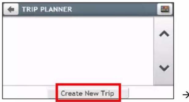 TRIP PLANNER Create New Trip