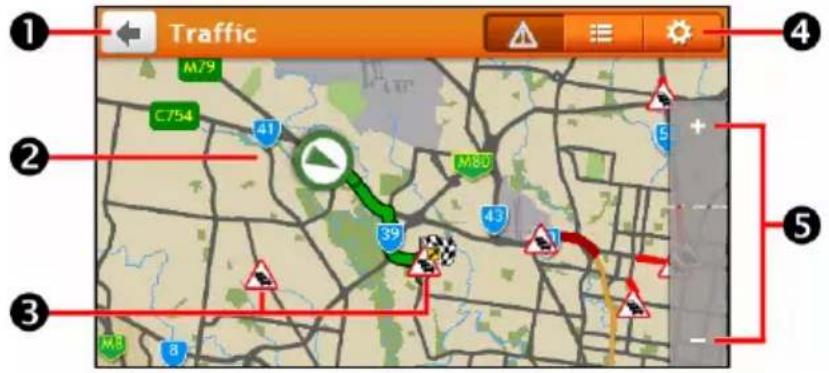 Traffic M79 C754 41 M80 39 43 MB 8 ① ② ③ ④ ⑤