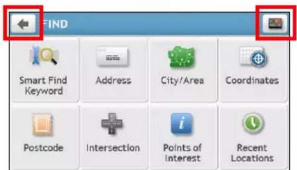 FIND Smart Find Keyword Address City/Area Coordinates Postcode Intersection Points of Interest Recent Locations