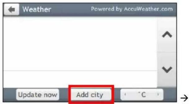 Weather Powered by AccuWeather.com Update now Add city °C