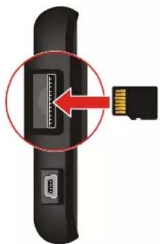 NAVMAN EZY100T - How do I insert a memory card? - 2
