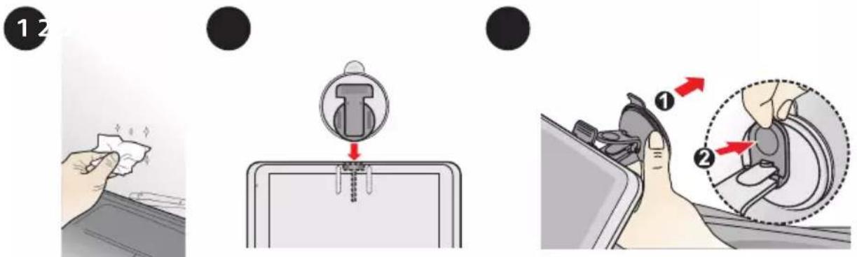Diagram illustrating three steps of car door cleaning: cleaning, adjusting a key, and adjusting the seatbelt.
