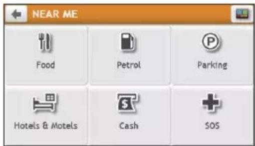 NEAR ME Food Petrol Parking Hotels & Motels Cash SOS