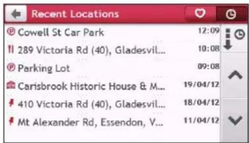 Recent Locations Cowell St Car Park 12:09 289 Victoria Rd (40), Gladesvil... 10:08 Parking Lot 09:08 Carisbrook Historic House & M... 19/04/12 410 Victoria Rd (40), Gladesvil... 18/04/12 Mt Alexander Rd, Essendon, V... 11/04/12