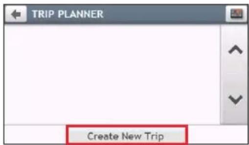 TRIP PLANNER Create New Trip
