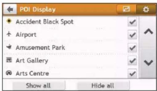 POI Display Accident Black Spot Airport Amusement Park Art Gallery Arts Centre Show all Hide all