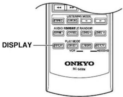 DISPLAY ONKYO RC-648M
