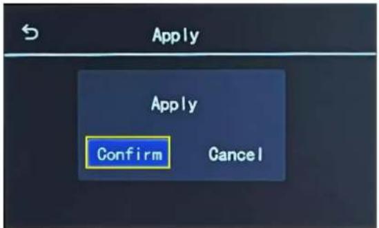 Apply Apply Confirm Cancel