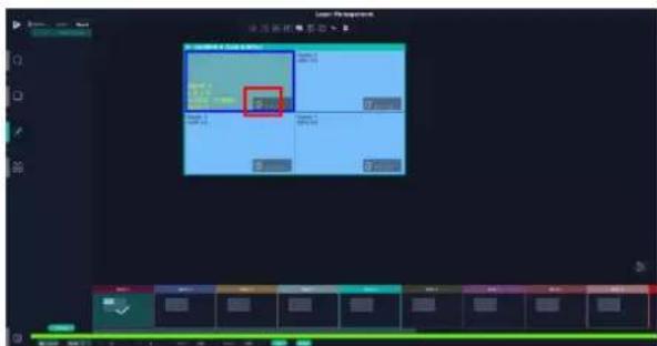 Screenshot of a video editing software interface showing timeline, preview window, and tool panels with Chinese labels.