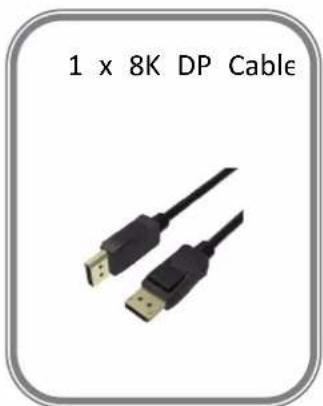 1 x 8K DP Cable