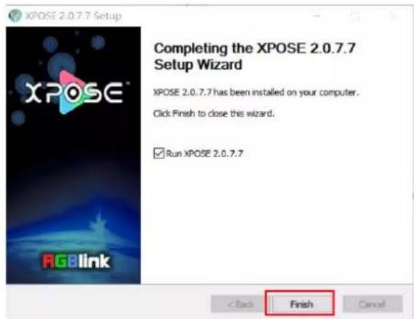 XPOSE 2.0.7.7 Setup Completing the XPOSE 2.0.7.7 Setup Wizard XPOSE 2.0.7.7 has been installed on your computer. Click Finish to close this wizard. ✓ Run XPOSE 2.0.7.7 < Back Finish Cancel