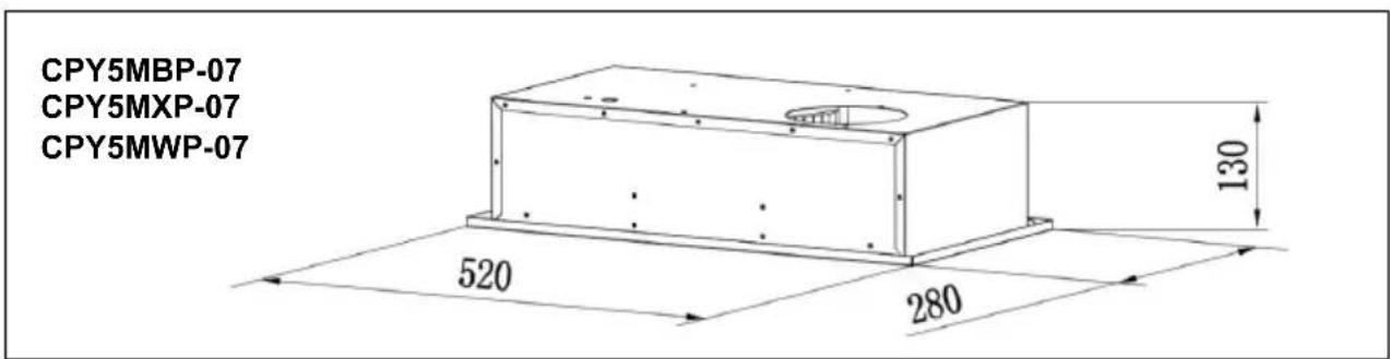 CPY5MBP-07 CPY5MXP-07 CPY5MWP-07 130 520 280