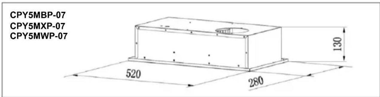 CPY5MBP-07 CPY5MXP-07 CPY5MWP-07 520 280 130