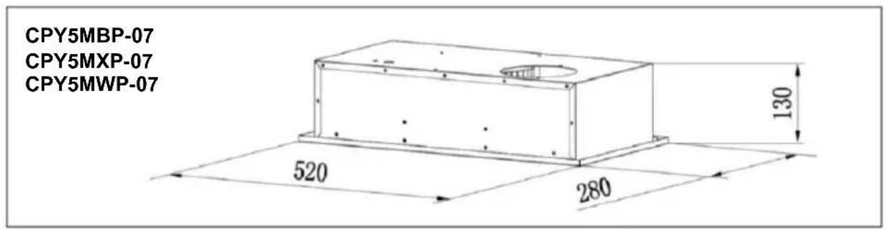 CPY5MBP-07 CPY5MXP-07 CPY5MWP-07 130 520 280