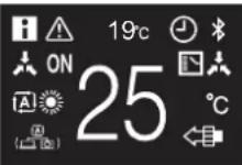 DAIKIN BRC1H82W - Home screen mode - 2
