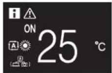 DAIKIN BRC1H82W - Home screen setpoint: Numerical - 1