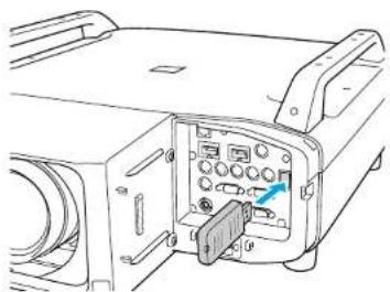 EPSON EB-Z8150 - Installing the Wireless LAN Unit - 3