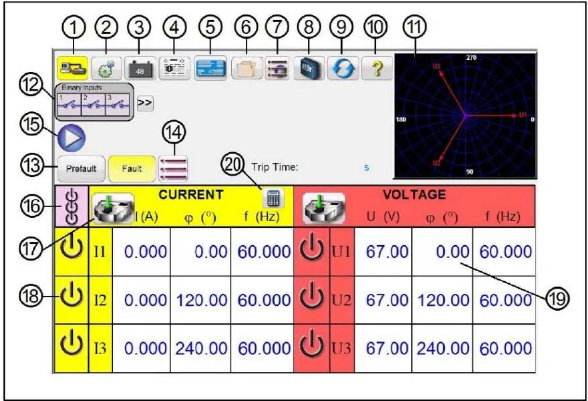 Megger SMRT1D - Manual Test Screen - 1