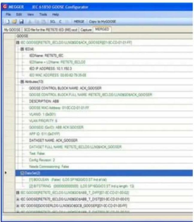 Megger SMRT1D - MERGE and COMPARE example - 5