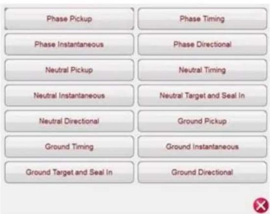 Megger SMRT1D - Elements' Overcurrent Tests Button - 2
