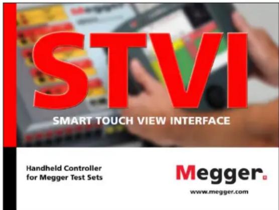 Megger SMRT1D - RTMS software and STVI Hand-Held Controller - 1