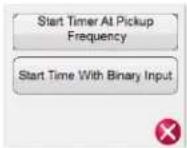 Megger SMRT1D - ① Under Frequency relay Test Settings - 2