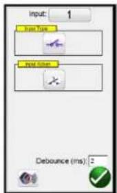 Megger SMRT1D - ① Binary Input Setting button - 2