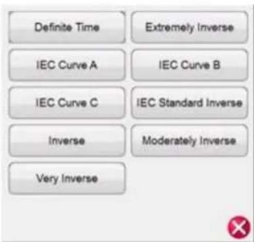 Megger SMRT1D - Relay's Curve and Direction per Element – Selection and Configuration - 2