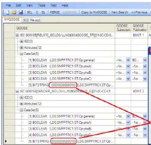Megger SMRT1D - Mapping SMRT / FREJA 5xx binary inputs to GOOSE messages (subscription) - 9