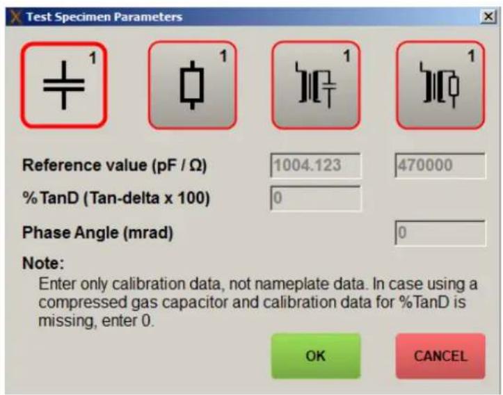 Megger CDAX 605 - Settings tab - 3