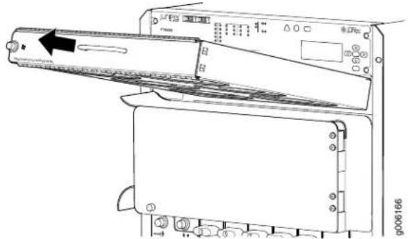 Juniper PTX5000 - Removing a PTX5000 Horizontal Fan Tray - 3