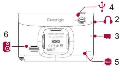 Prestigio 6 4 2 3 5 RESET