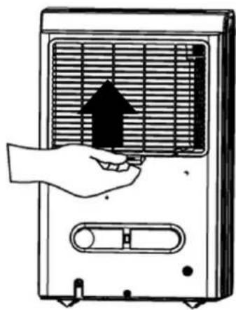 Whynter RPD-506EWP - Cleaning the air filter - 1