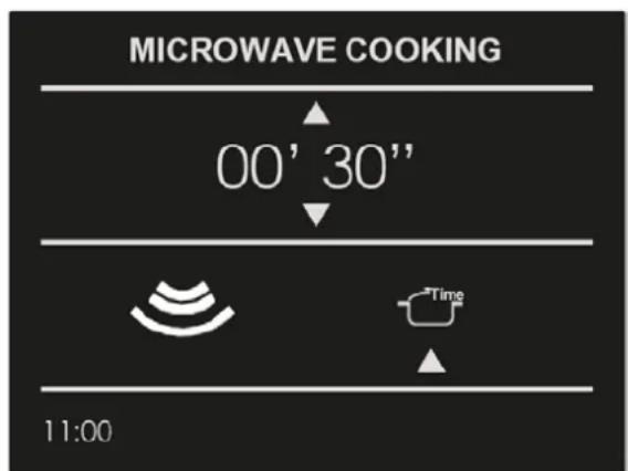 MICROWAVE COOKING 00' 30" 11:00