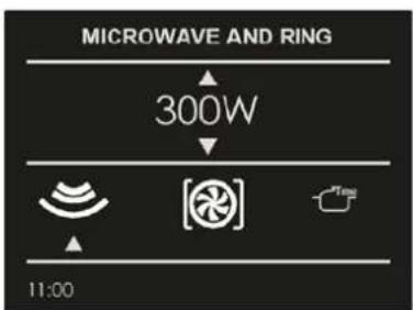 MICROWAVE AND RING 300W 11:00