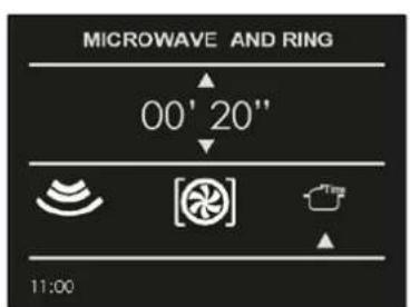 MICROWAVE AND RING 00' 20" 11:00