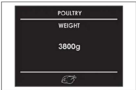 POULTRY WEIGHT 3800g