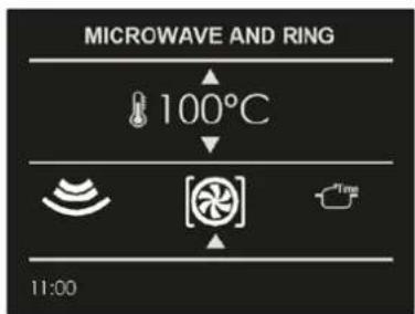 MICROWAVE AND RING 100°C 11:00
